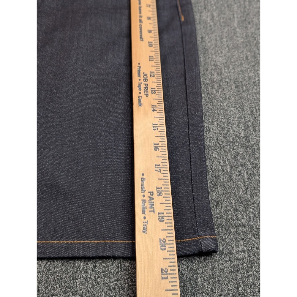 Old‎ Navy Womens Dark Wash Denim Pencil Skirt Size 8 Regular Stretch Knee Length - Picture 8 of 8